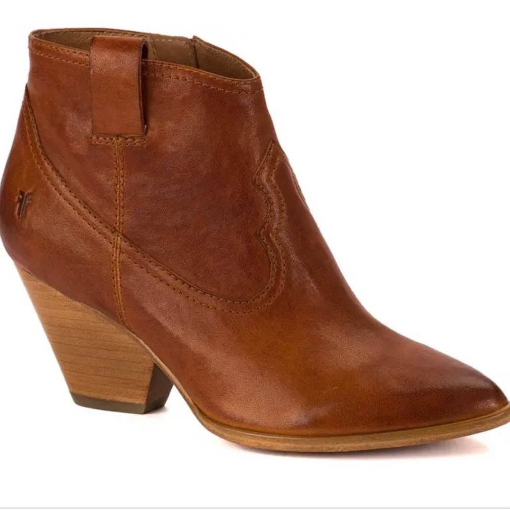 Frye Reina Leather Bootie - Size 8.5